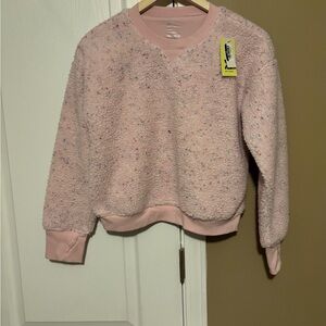 All in Motion  Light Pink Fleece Sweater Size XL - 14 Girl